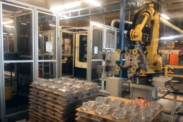 Robotic Loading and Gauging for Engine Casings